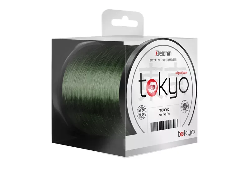 Monofil Delphin TOKYO zöld (0,369mm 10,0kg 600m)