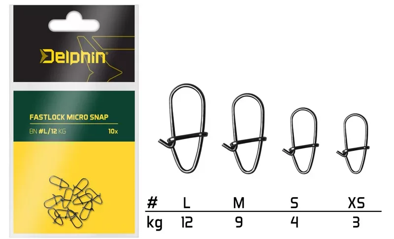 Fastlock micro snap /10db (XS/3kg)