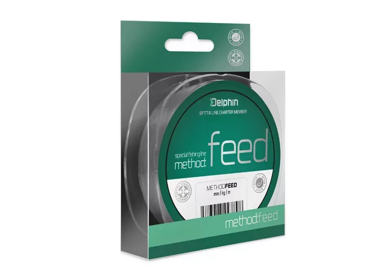 Delphin METHOD FEED szürke 0,18mm 3,0kg 200m