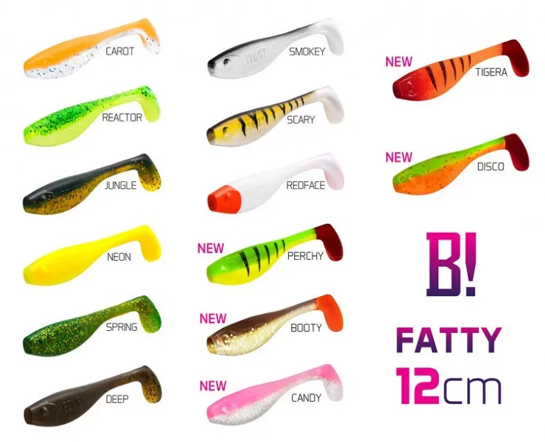 BOMB! Gumihal Fatty / 5db 12cm/CAROT