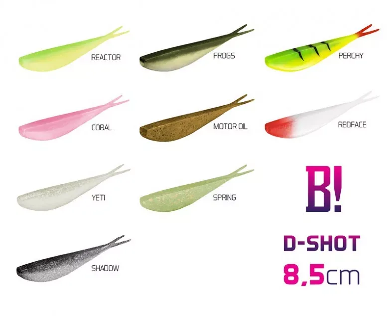 BOMB! Gumihal D-SHOT / 5db (8,5cm/PERCHY)