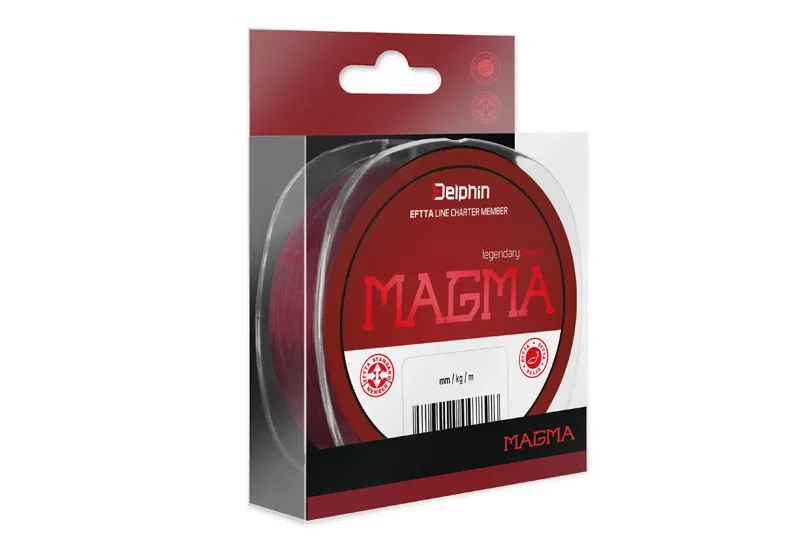 Monofil Delphin MAGMA / bordó (0,203mm 3,8kg 1000m)