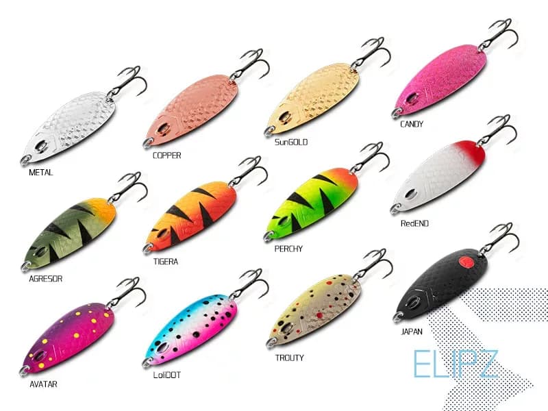Delphin ELIPZ FullSCALE támolygó kanál (12g RedEND Hook #2)