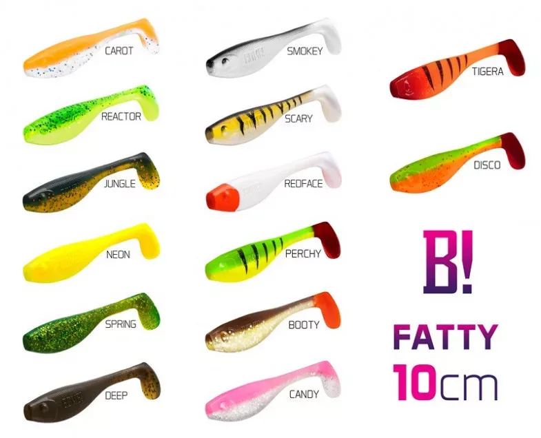 BOMB! Gumihal Fatty / 5db (10cm/SCARY)