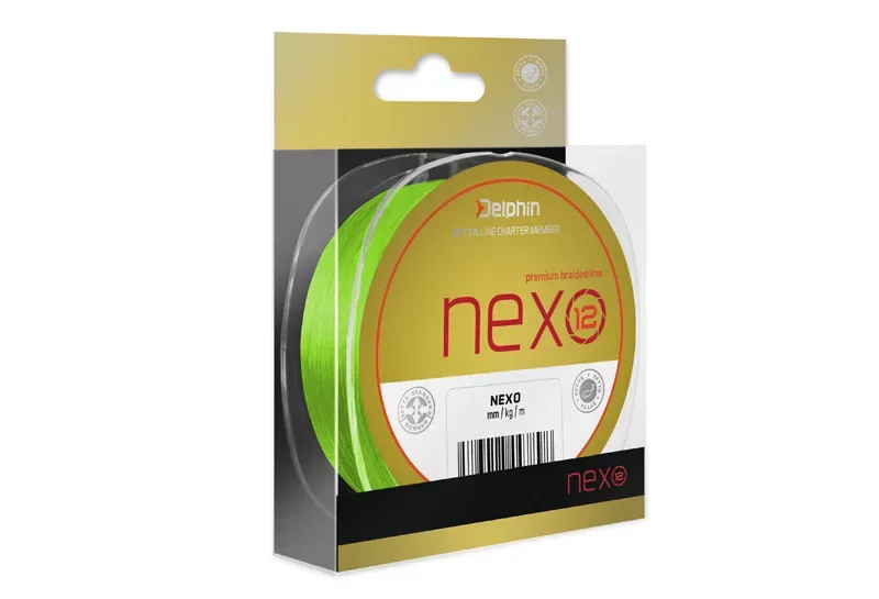 Delphin NEXO 12 / fluo zöld (0,10mm 6,8kg 300m)