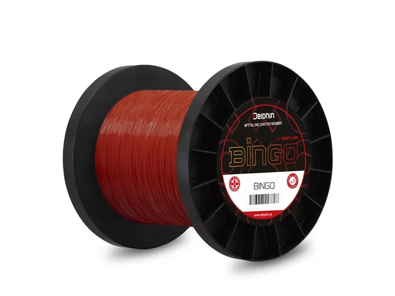 Monofil Delphin BINGO Matt / sötét vörös (0,28mm 6,5kg 26000m)