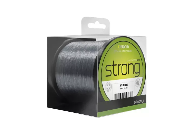 Delphin STRONG CARP szürke 0,32mm 8,8kg 600m monofil pontyozó zsinór