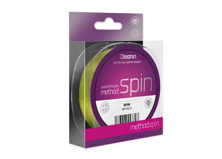 Delphin METHOD SPIN sárga 0,14mm 1,8kg 300m