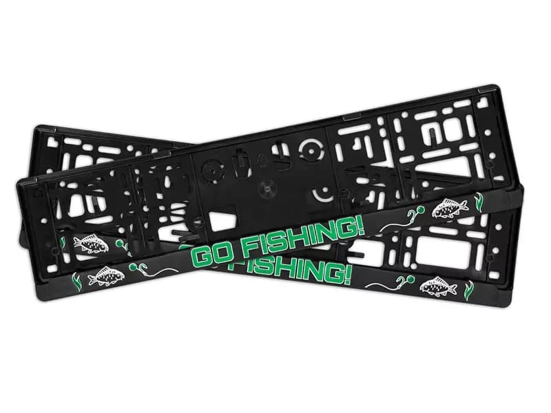 Rendszámtábla tartó 3D Delphin GoFishing! / 2db