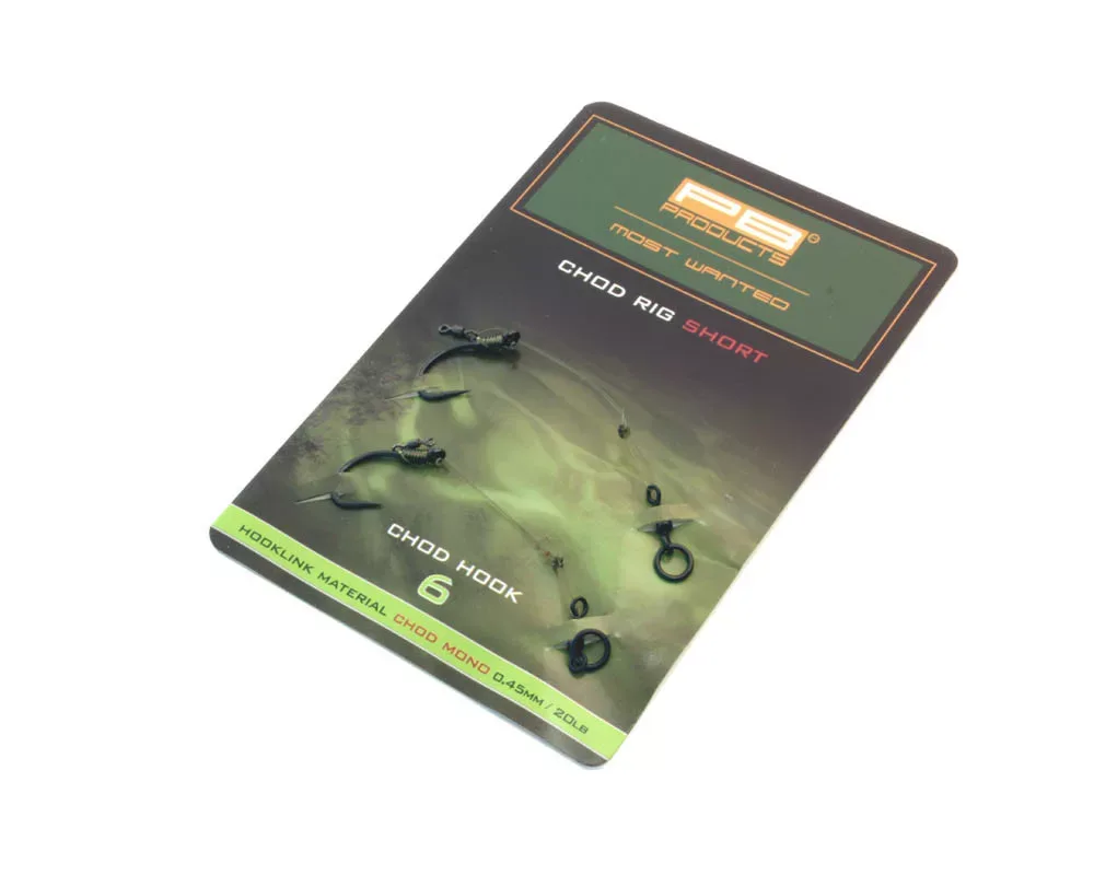 PB Products Chod Rig Short size 6, 2 db szerelék