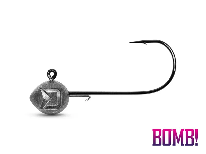 Jig fej tartóval Delphin BOMB! / 5db (15g-1/0)