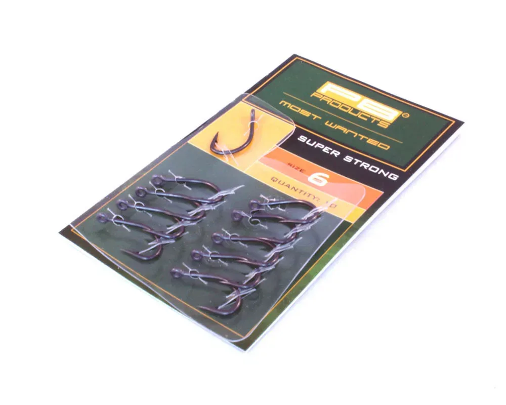 PB Products Super Strong Hook DBF size 8 10db bojlis horog