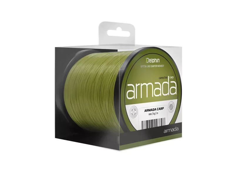 Delphin ARMADA CARP camou 0,28mm 5,9kg 600m monofil pontyozó zsinór