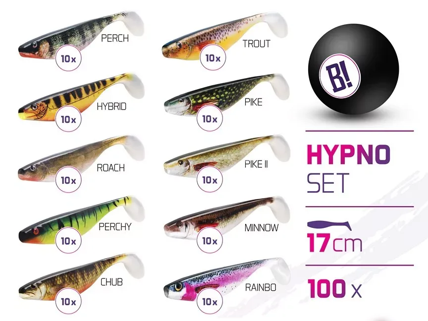 Műcsali szettek BOMB Hypno 17cm / 100db (17cm)