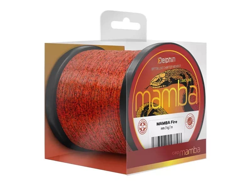 Delphin MAMBA Carp / Fire (0,26mm 5,2kg 300m)
