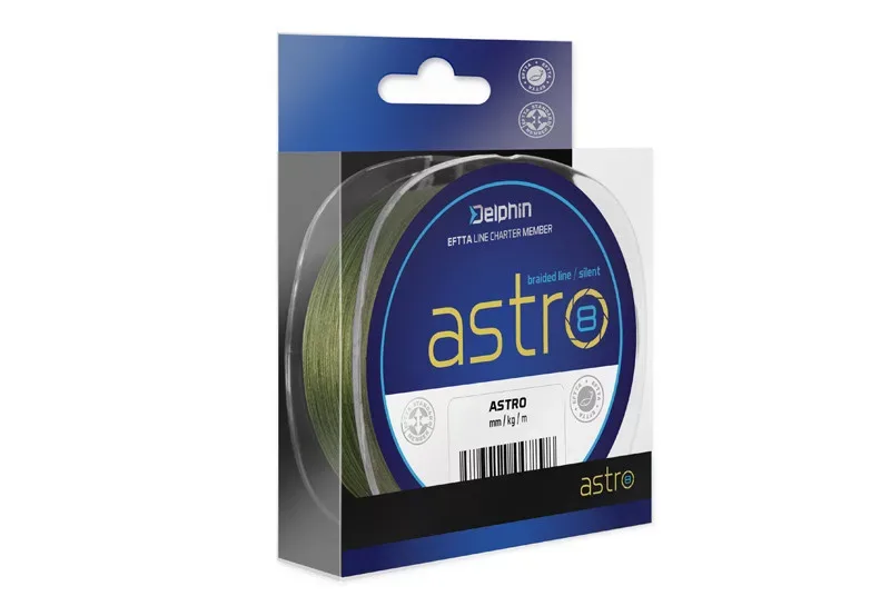 Delphin ASTRO 8 zöld (0,33mm 25,9kg 200m)